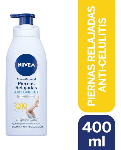 Nivea Crema Corporal Q10 Piernas Relajadasanticelulitis400ml