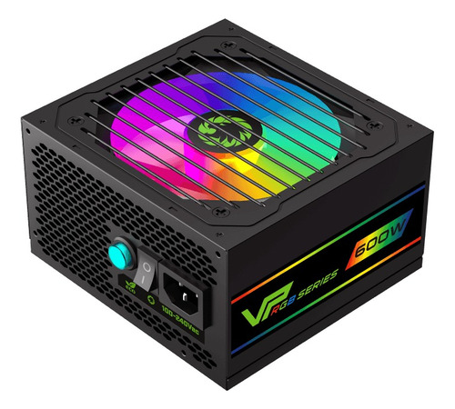 Fuente De Alimentacion Pc Gamer 600w Gamemax Rgb 80 Plus Bro