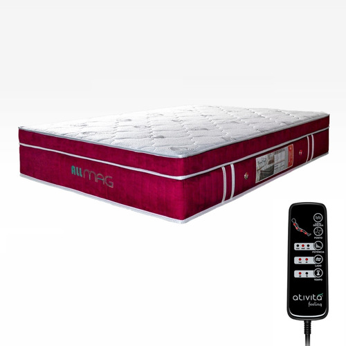 Cama King Size Colchão Magnético Com Massageador E Controle