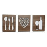 Quadros Decorativos Para Cozinha Sala De Jantar  Alto Relevo