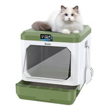 Caja De Arena Inteligente Para Gatos Con Control De Olores,