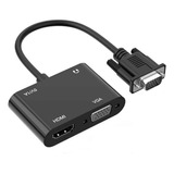 Adaptador Conversor Vga Para Hdmi-vga Com Áudio P2 5v/1a