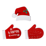 Conjunto De Decoração De Mesa Doméstica Z Christmas Gloves H