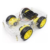 Kit Chasis Auto Robot Smart Car 4wd 4 Ruedas Motores 