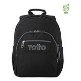 Mochila Escolar Totto Gommas Rpet Negro/black