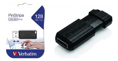 Pen Drive Verbatim Usb Pinstripe 128gb