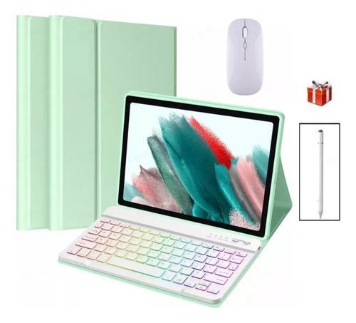 Funda,teclado Iluminado,mouse Para Galaxy Tab A9+ 11'' Ñ