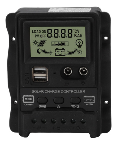 Regulador Solar Fotovoltaico K1688, Controlador Pwm Dual Dc,