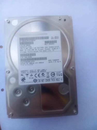 Disco Duro Hitachi Sata 3.0 2tb