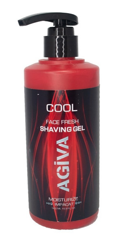 Shaving Gel Fresh Face De 500 Ml Agiva Barberia Importado