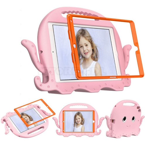 Funda Protector Uso Rudo Niños Goma Foam Para iPad Series