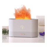 Humidificador Difusor De Aroma Efecto Chimenea Lava +esencia