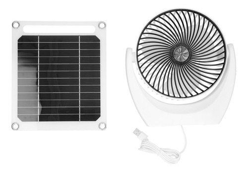 Ventilador Eléctrico Recargable Solar