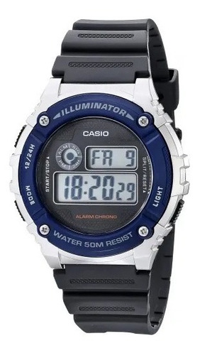 Reloj Casio Sumergible Digital W-216h Garantía Oficial 