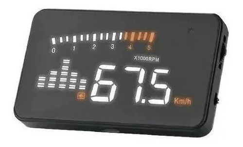 Velocímetro Projetor Parabrisa Obd2 Computador De Bordo Hud