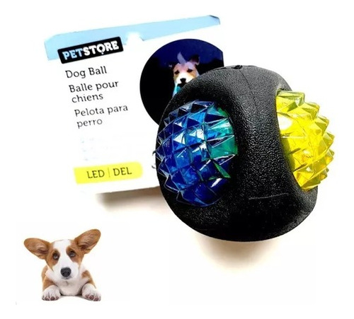 Pelota Para Perro Con Luz Se Activa Con El Movimiento 