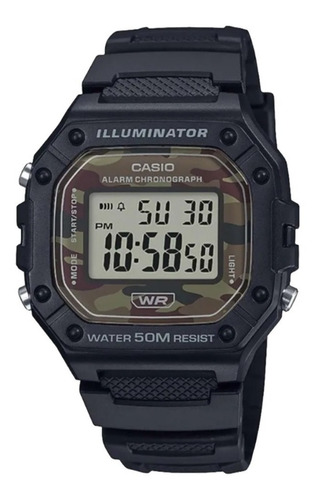 Reloj Casio Hombre W-218h Casual Deportivo Resistente 50m