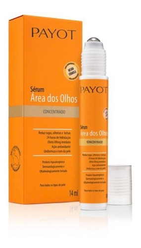 Sérum Vitamina C Área Olhos Payot 14ml Antirrugas Olheiras