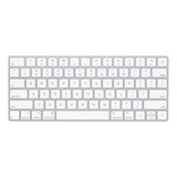 Teclado Bluetooth Apple Magic Inglés Color Plata Y Blanco