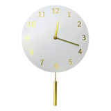Relógio Parede Pendulo Cozinha Sala Analógico Redondo 30cm