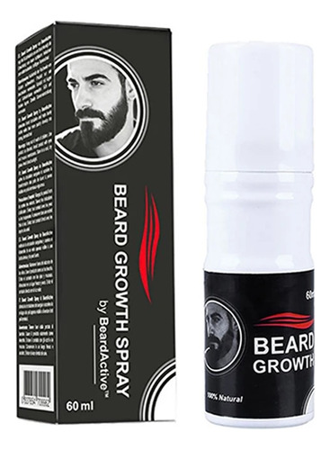 Spray Para Barba, Aceite Natural, 60 Ml, Para Hacer Crecer L