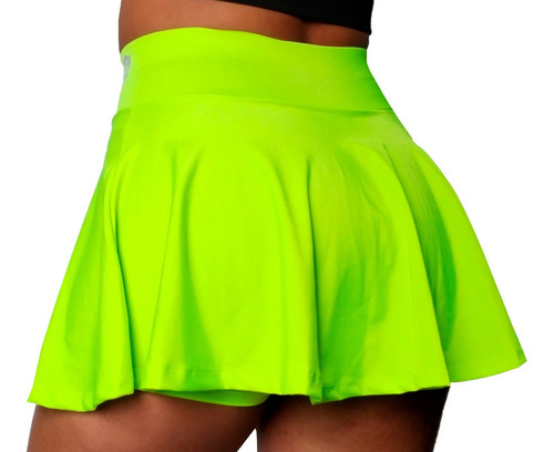 Falda Deportiva Short Gym Fitness Lycra Mujer