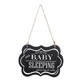 Winomo Baby Sleeping Sign Para Puerta  Shhh Baby Sleeping, P