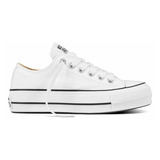 Zapatilla Converse Chuck Taylor Plataforma Mujer Blanco