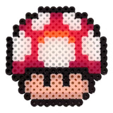Imán Decorativo Toad  Mario Nintendo Pixel Art Manualidades