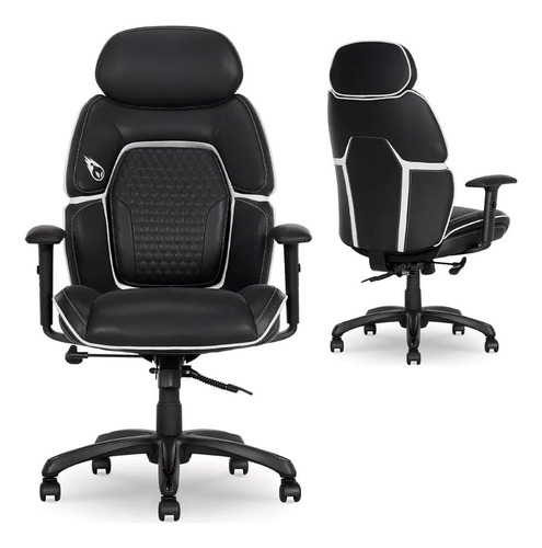 Silla Gamer Para Videojuegos Ajustable Ergonómica Negra Dps