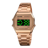 Reloj Stone St-1116 Digital Led Watch Rose Unisex Liniers