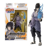 Figura De Acción Uchiha Sasuke Anime Heroes Naruto Bandai