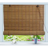 Parasol De Bambú Enrollable Para Ventana Asian Home W30 X H7