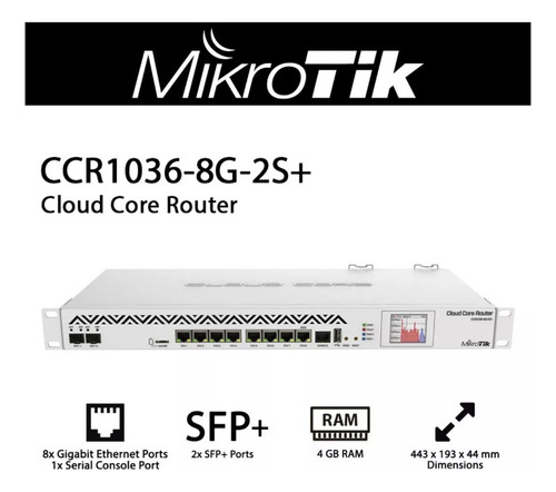 Mikrotik Cloud Core Router Ccr1036-12s-1s