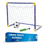 Kit Infantil Mini Gol Futebol C/ Rede Bola E Bomba 