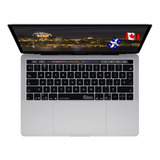 Francés Canadiense Keyboard Cover For Macbook Pro W/touch  