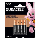 Pilas Duracell Aaa Pack De 4 Piezas Alcalinas 1.5 V