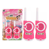 Juguete Walkie Talkies Boquitoquis Niñas Walkie + Baterias