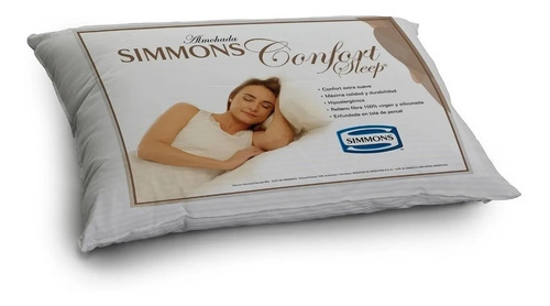 Almohada Simmons Confort Sleep 70 X 50 Cm Extra Suave