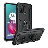 Funda Reforzada Anillo Compatible Con Motorola Moto G20 G30