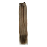 Extensiones 16  Cabello 100% Natural Humano Remy Luces Rayos