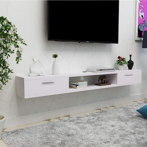 Repisa Flotante Mueble Para Tv 120 Cm  Minimalista