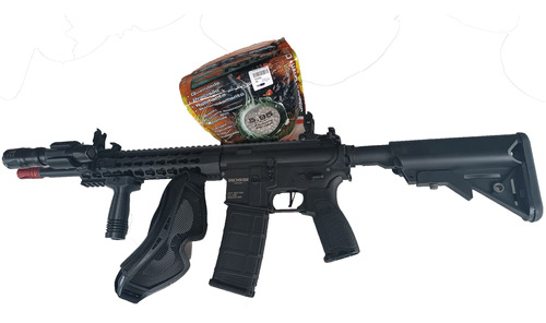 Kit Airsoft Marcador Aeg M4 Ar15 Neptune 10 Rossi Acessorios