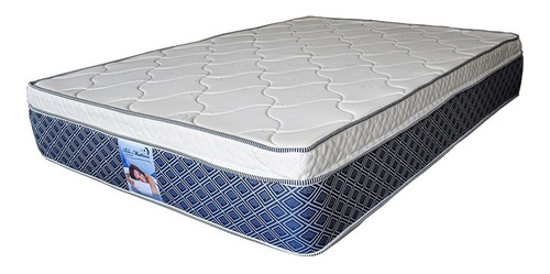 Colchon Bio Mattress Individual Mystery Confort Medio Color Azul