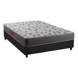 Cama Box Casal: Colchão Ortopédico Herval D28/ag65 Black + 