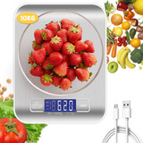 Báscula Digital De Cocina Para Alimento Por Usb 1g/10kg