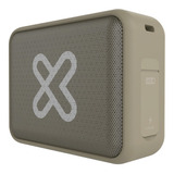 Parlante Portátil Klip Xtreme Cuadrado Con Bluetooth Febo Color Gris