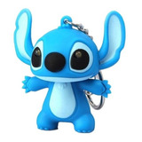 Llavero Figura De Stitch Con Luz Led Y Sonido Color Azul