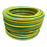 Manguera Riego Jardin Reforzada 1/2 13mm X 25 Mts Rollo Color Verde Oscuro