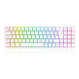 Teclado Gamer Mecânico Redragon Ashe Rgb Switch Blue